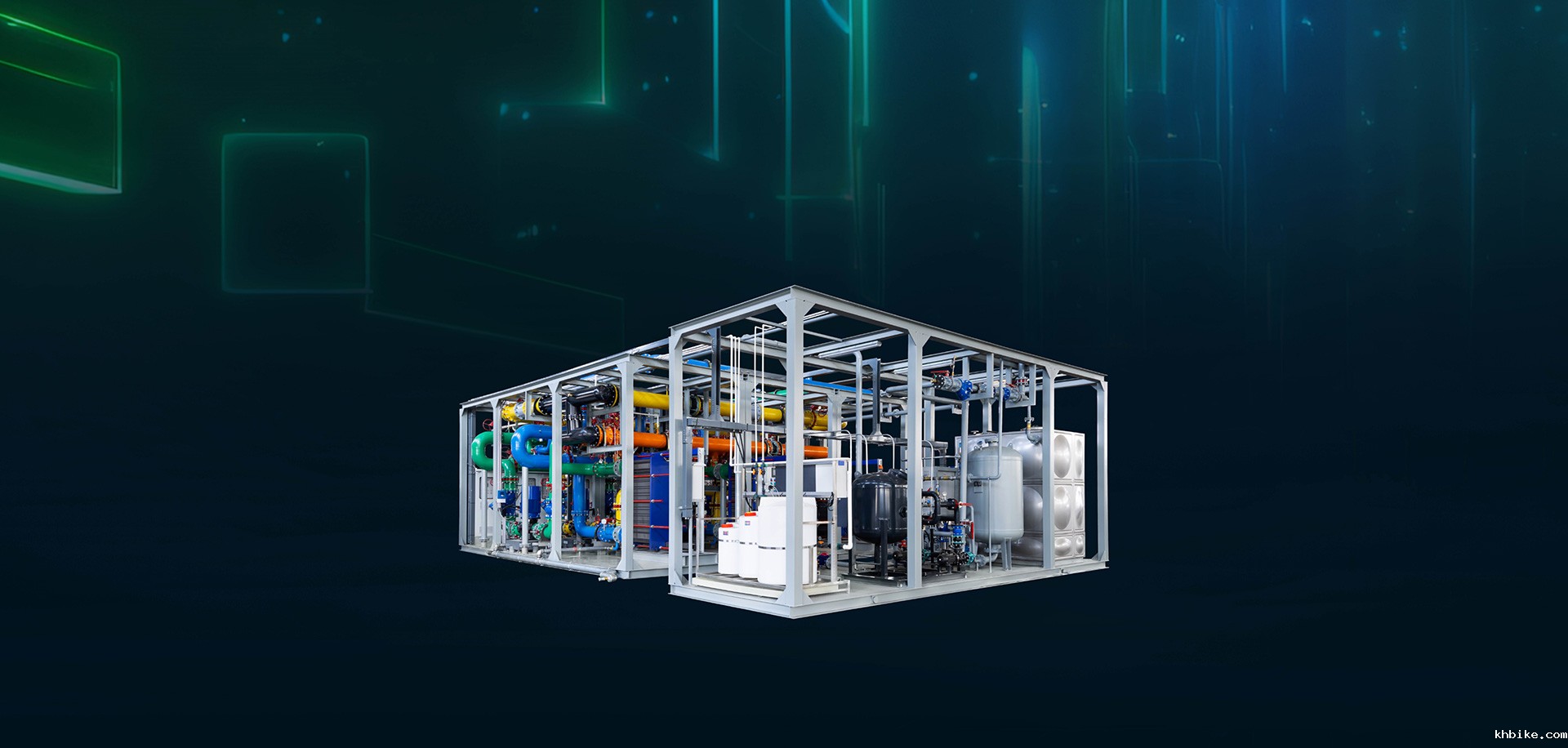 水力模块的阀门组件安装在哪些关键位置？